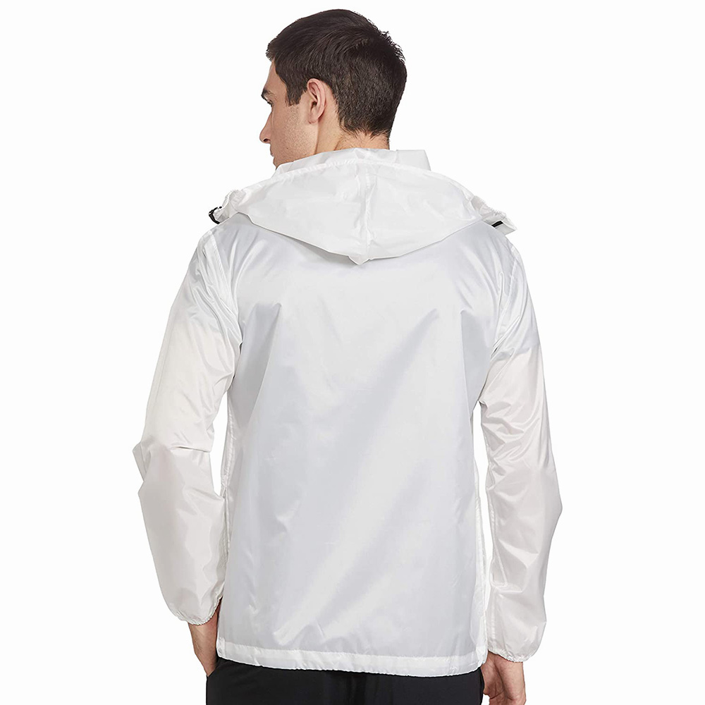 Hestic Sports Wear Summer Hiking Farm Work Rain Jacket Man PU Hooded Rainsuit Pants Outdoor Hunter Fashion Mens Raincoat